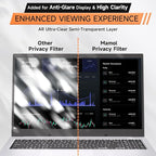 Nano Laptop Privacy Screen 13.3 Inch 16:10, No Glue Computer Monitor Privacy - Image 6