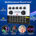 F993 All-in-One Podcast Equipment Bundle，BM-800 Recording Studio Package - Image 2