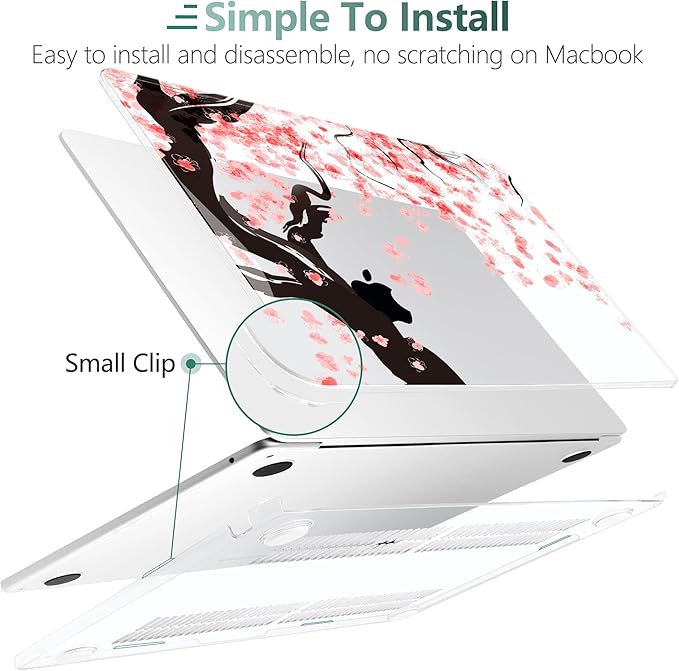 TWOLSKOO Compatible with M4 MacBook Air 15 inch Case 2025-2023 Released Model - Image 3