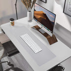 ALOANES Silvery Waterproof Desk Mat, Large Mouse Pad - Image 7