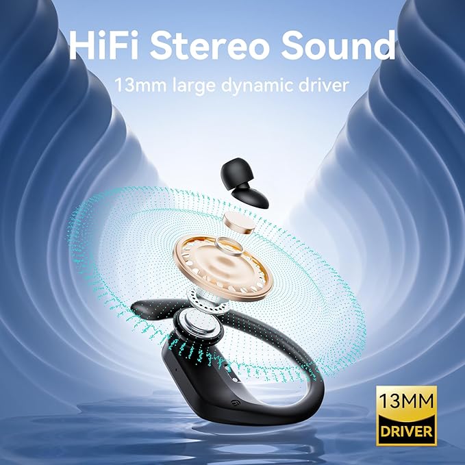 occiam Hybrid Active Noise Cancelling Ear Buds Wireless Earbuds Bluetooth - Image 5