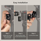 SmallRig Phone Support for DJI Stabilizers, Adjustment Phone Mount Adapter - Image 4