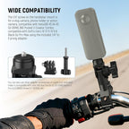 NEEWER Motorcycle Bike Handlebar Clamp Mount, Heavy Duty Clip Holder, 1/4" - Image 2
