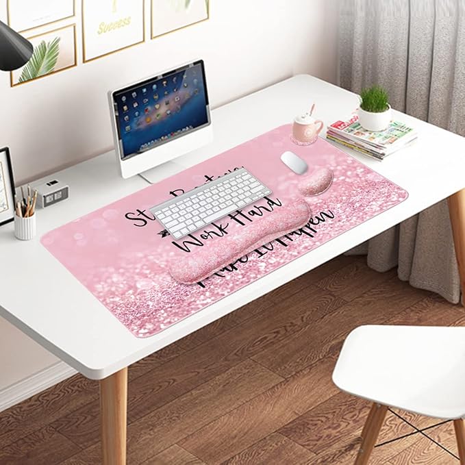 Large Mouse Pad and Keyboard Wrist Rest, Desk Pad - Image 7