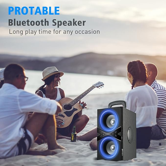 Bluetooth Speakers, Wireless TWS Portable Speaker - Image 3