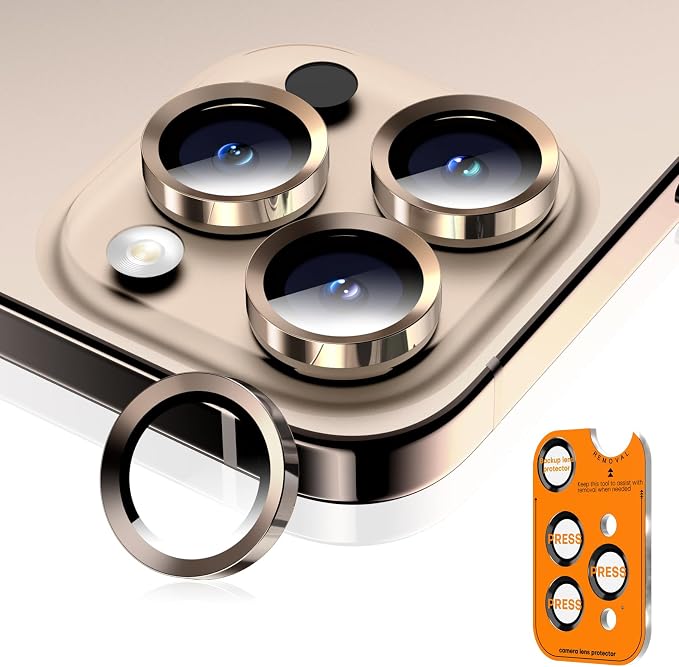 Camera Lens Protector for iPhone 16 Pro Max/16 Pro/15 Pro Max/15 Pro/14 Pro by WumigooProducts