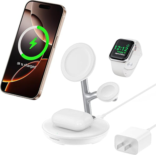 3 in 1 Magnetic Wireless Charger Stand by TRIBONE