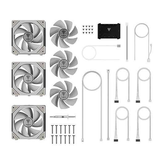 GAMDIAS Aeolus P2-1203U 120mm ARGB PWM Fan, Include Reverse Fan Blade x3 - Image 20