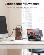 JACKYLED Power Strip Tower Surge Protector - Image 4