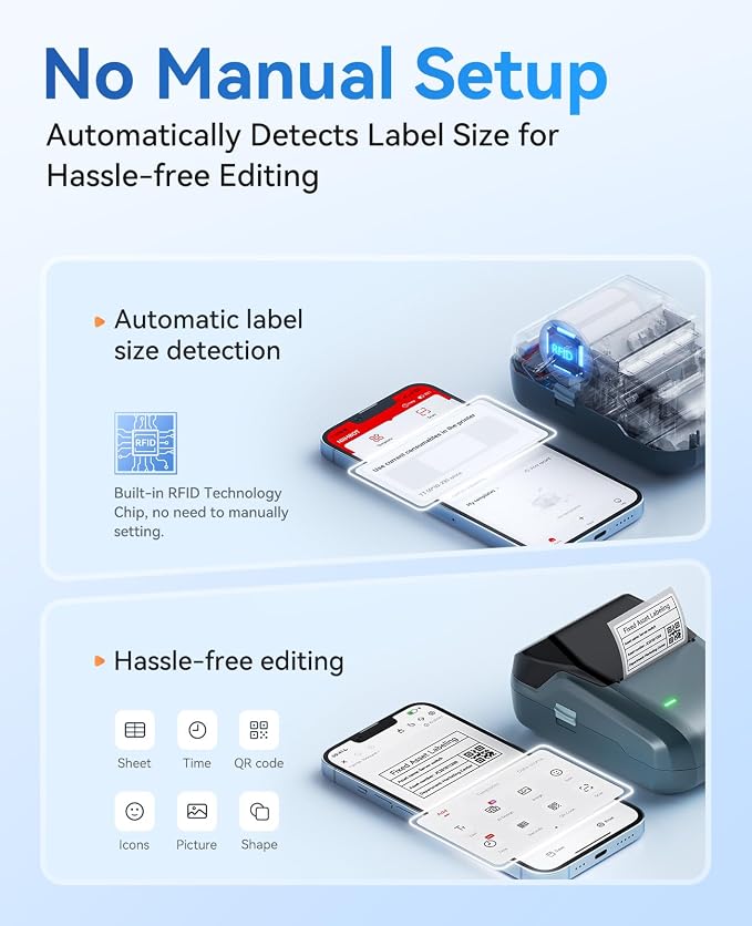 NIIMBOT B1 Label Maker Machine - Image 8