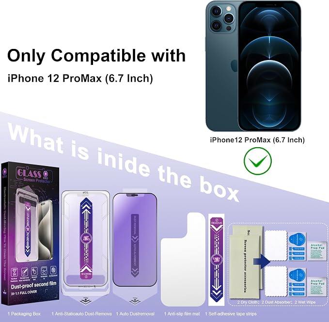 2 Pack Anti Blue Light Matte Screen Protector - Image 2
