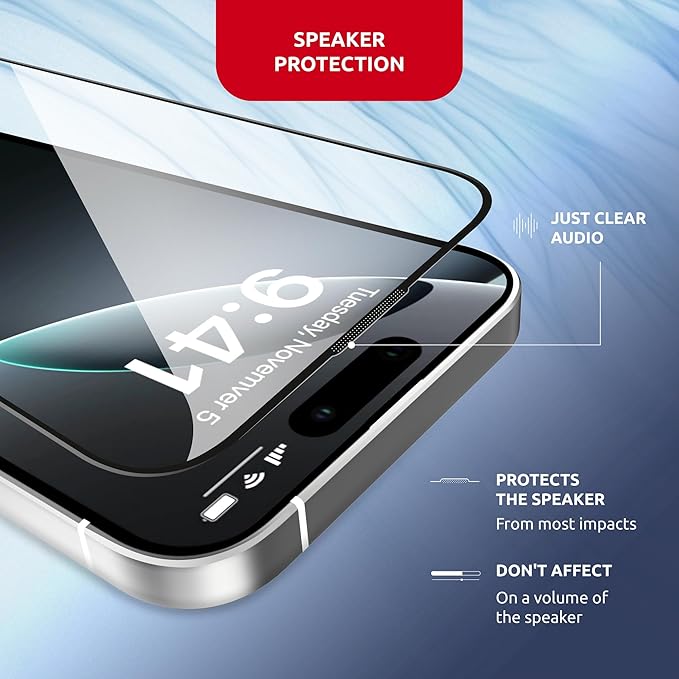 Screen Protector for iPhone 16 Pro – MagicBox Tempered Glass Screen Protector - Image 5