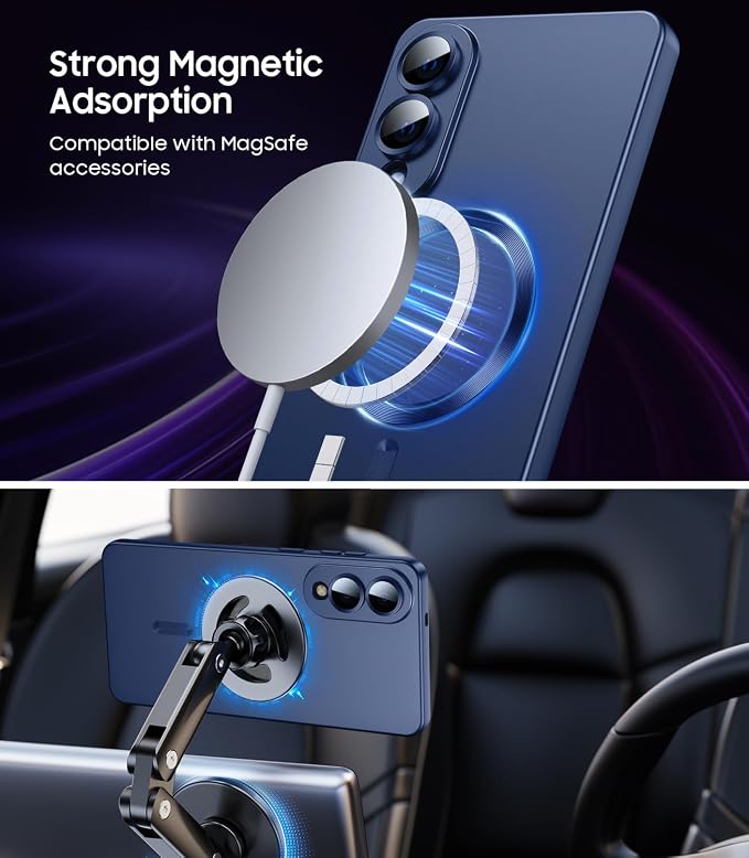 Magnetic for Samsung Galaxy S25 Edge Case Slim Soft Silicone Bumper Shockproof - Image 2