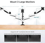 HUANUO Triple Monitor Stand - Image 3