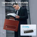 Inkless Portable Printer for Travel, Wireless Thermal Printer Supports 8.5 x 11 - Image 2