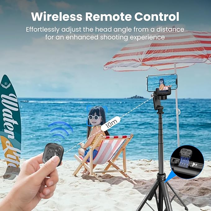 Auto Face Tracking Selfie Stick Tripod - Image 7