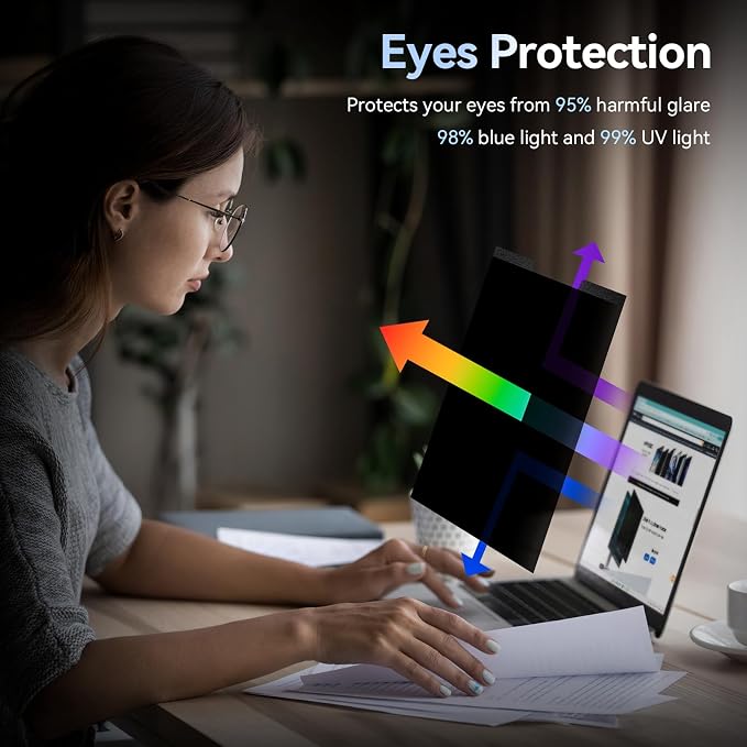Magnetic 15.6 Inch Laptop Privacy Screen - Image 4