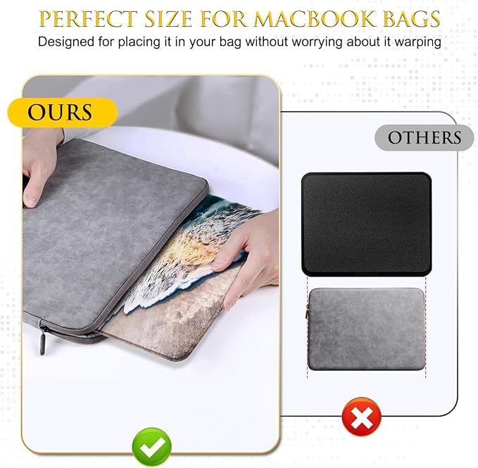 JIKIOU 3 Pack Mouse Pad with Stitched Edge, Comfortable Mouse Pads with - Image 6