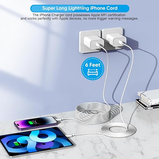 6FT iPhone Fast Charger Cord - Image 3