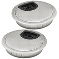 Desk Grommet 2-3/8", Desk Cord Hole Cover, Cable Grommet Metal Zinc Alloy by BOPOREAE