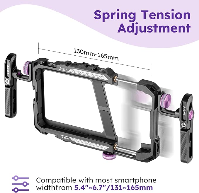 Universal Smartphone Filmmaking Stabilizer, Phone Cage - Image 7