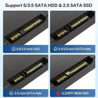 USB-C Hard Drive Docking Station, 2.5"/3.5" Inch SATA Enclosure - Image 4