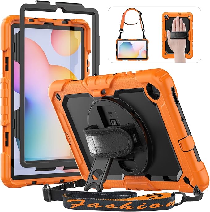 HXCASEAC Case for Samsung Galaxy Tab S6 Lite 10.4 inch, Protective by HXCASEAC