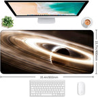 Extra Large Space Earth Table Mat, Dirt Resistant Creative Milky Way Table Mat - Image 2