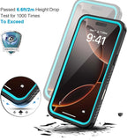 Lanhiem for iPhone 16 Pro Max Case, IP68 Waterproof Dustproof Shockproof Cases - Image 6