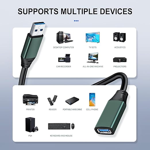 Kumiho 10Ft USB 3.0 Extension Cable Active Type A Male to A Female - Image 4