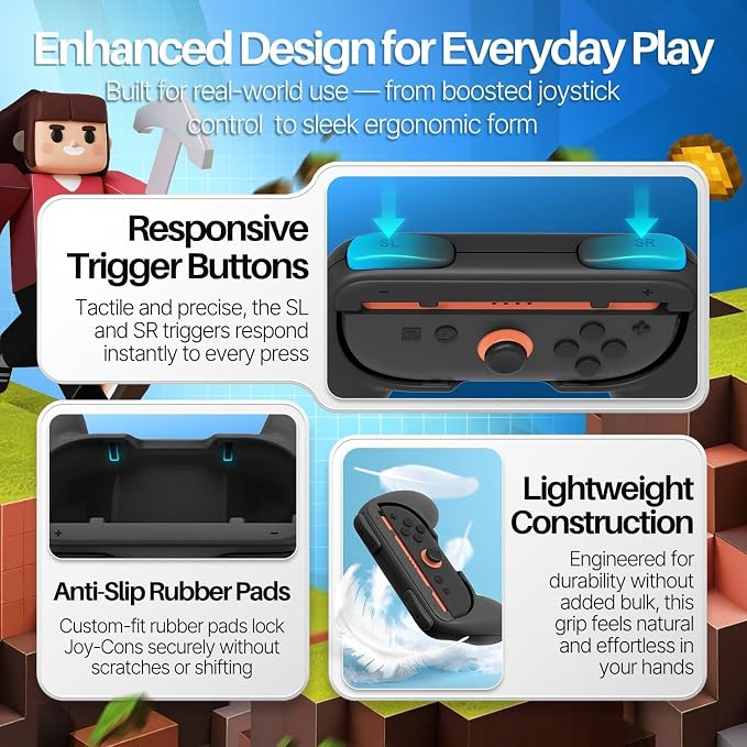 TNP JoyCon 2 Grips for Nintendo Switch 2 2025 - Image 5