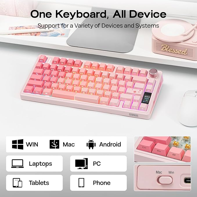 EPOMAKER TH80 V2 PRO Wireless Gaming Keyboard - Image 6