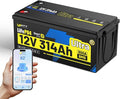12V 314Ah LiFePO4 Lithium Battery 300Ah BMS, Built-in Metal Frame & Bluetooth by Wattcycle