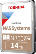 Toshiba N300 PRO 14TB Large-Sized Business NAS 3.5-Inch Internal Hard Drive by Toshiba