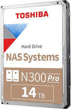 Toshiba N300 PRO 14TB Large-Sized Business NAS 3.5-Inch Internal Hard Drive by Toshiba