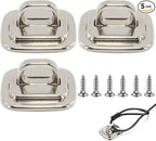 3 Pack Anti Theft Self Adhesive Security Plate by Zolunu