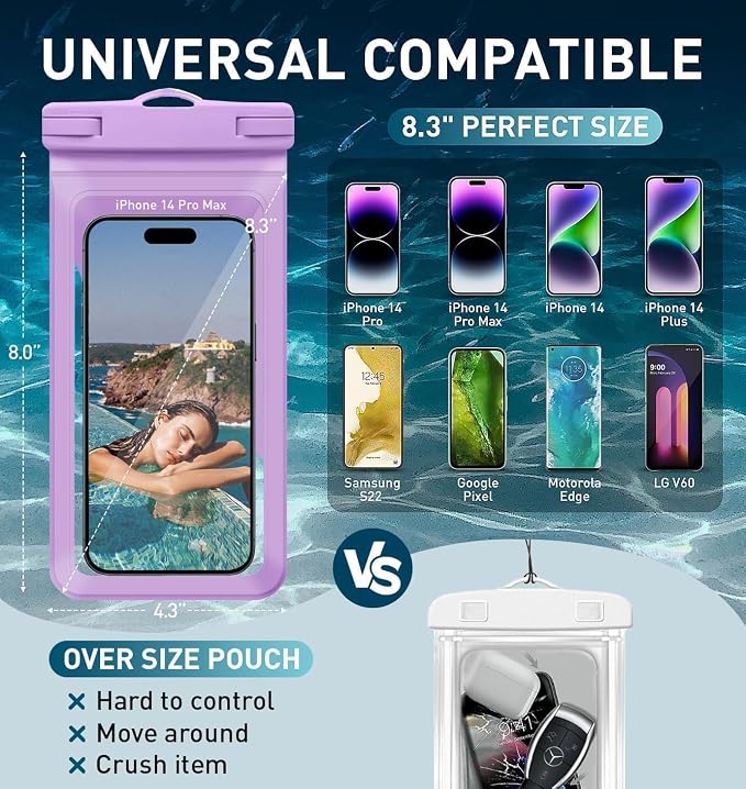 Universal Waterproof Phone Case, - Image 2