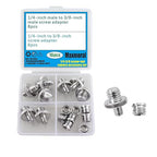 Maxmoral 16PCS 1/4 to 3/8 Tripod Screw Nut Adapters Camera/Light Stand by Maxmoral