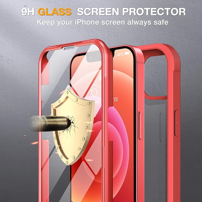 Miracase Glass Series for iPhone 12/12 Pro Case 6.1 inch, Upgraded Full-Body - Image 6