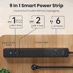 GHome Smart Power Strip 15A, 2.4G WiFi Smart plugs that work - Image 2