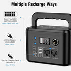 Portable Power Station 350W, Powkey 260Wh/70, 000mAh Backup Lithium Battery - Image 3