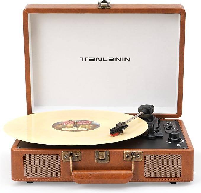Portable Vinyl Record Player by TANLANIN