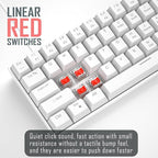 60% Mechanical Gaming Keyboard, Detachable Type-C Cable Mini Keyboard - Image 3