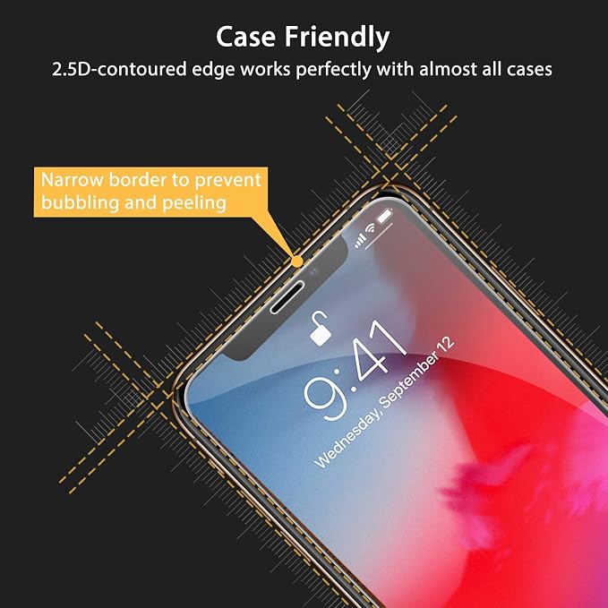 UNBREAKcable Screen Protector for iPhone X/XS/ 11 Pro, Double Shatterproof - Image 6