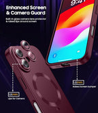 Magnetic for iPhone 16 Case Slim Soft Silicone Bumper Shockproof Metallic - Image 4