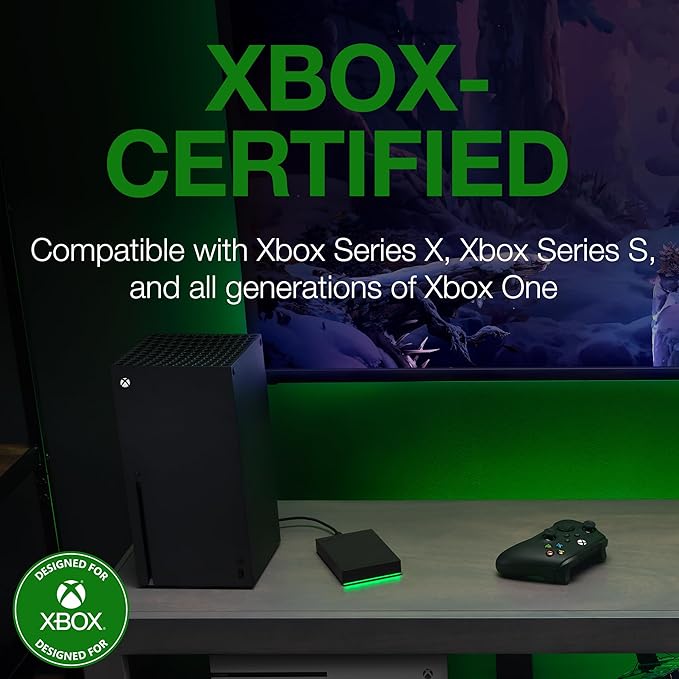 Seagate Game Drive for Xbox 5 TB External Hard Drive Portable HDD - Image 3