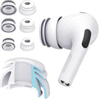 Premium Multi-Flange Eartips for AirPods Pro 1&2 – Always Fits, Never Slips by diofit