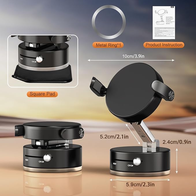 OOCC Magnetic Phone Holders for Your Car, 360°Rotating Adjustable Magsafe Car - Image 8