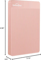 UnionSine 500GB Ultra Slim Portable External Hard Drive HDD-USB 3.0 - Image 7