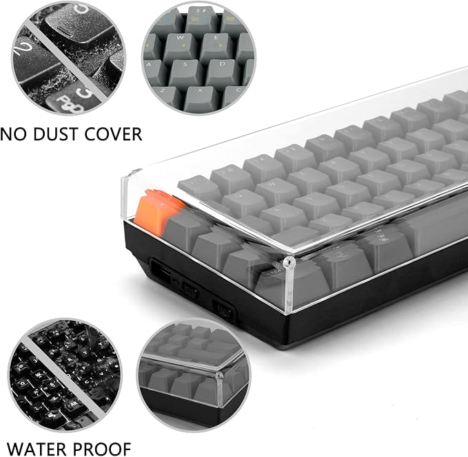 Geekria 65% Clear Acrylic Dust Cover - Image 3